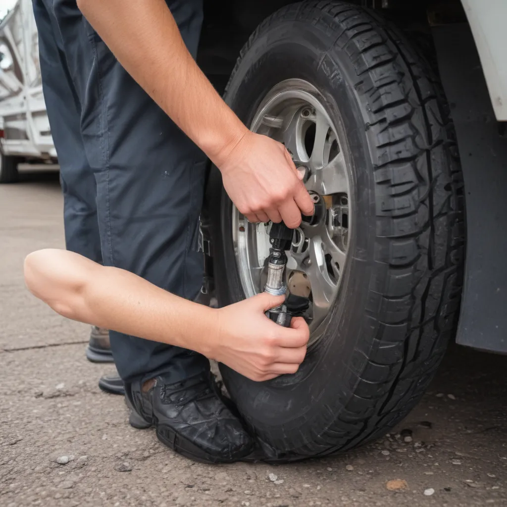 Checking Tire Pressure on Your RV