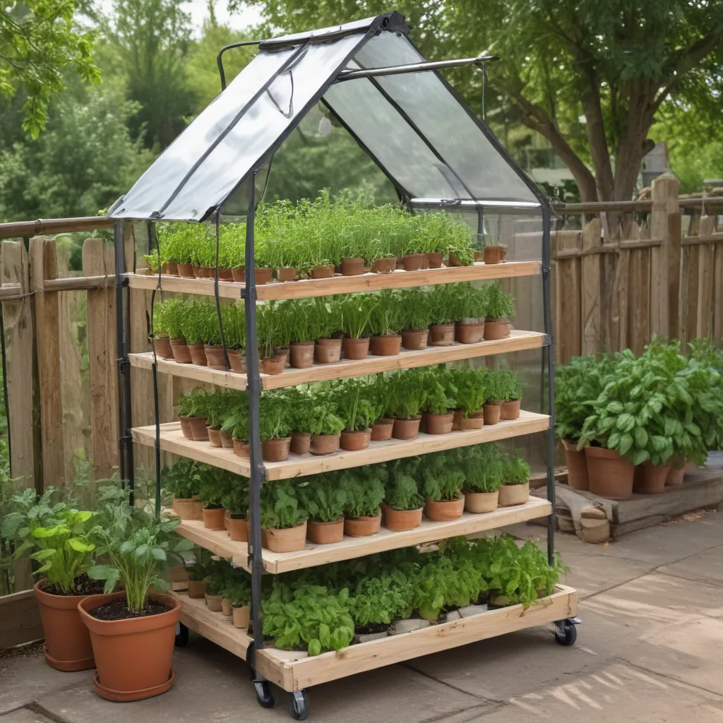 Create a Mobile Greenhouse for Fresh Herbs and Veggies