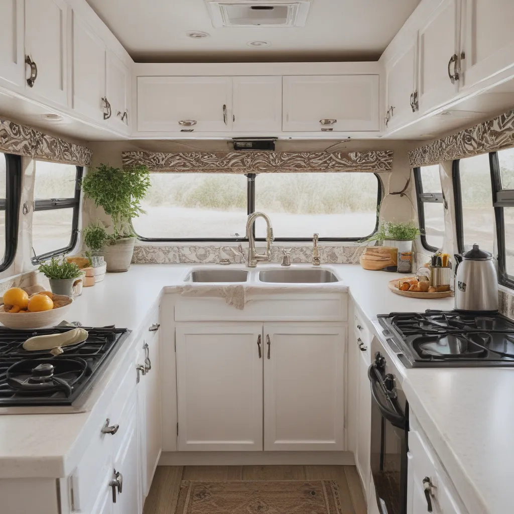 Glamorous Galley: Kitchen Makeover Ideas for Your RV