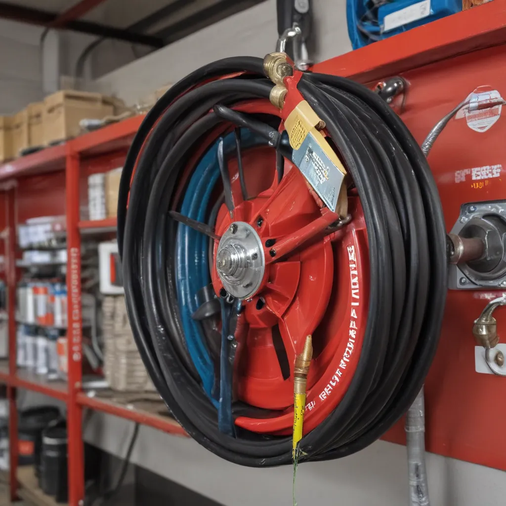 High-Flow Air Hoses and Reels for Shops