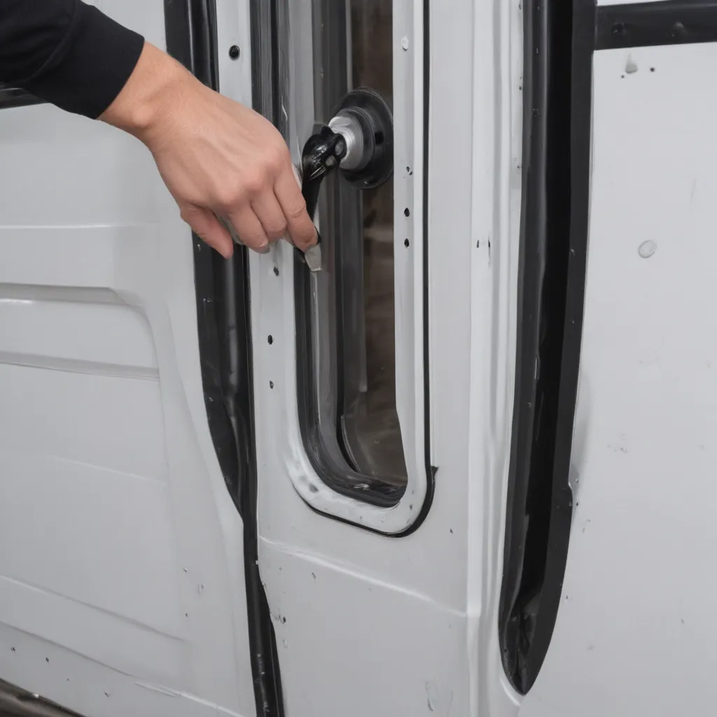 How to replace RV entry door seals