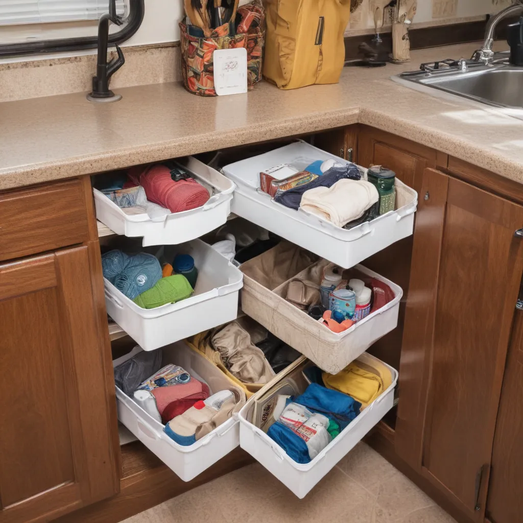 Keep Your RV Organized with Cubbies & Bins