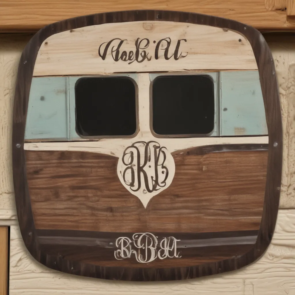 Personalize with Monogrammed RV Decor