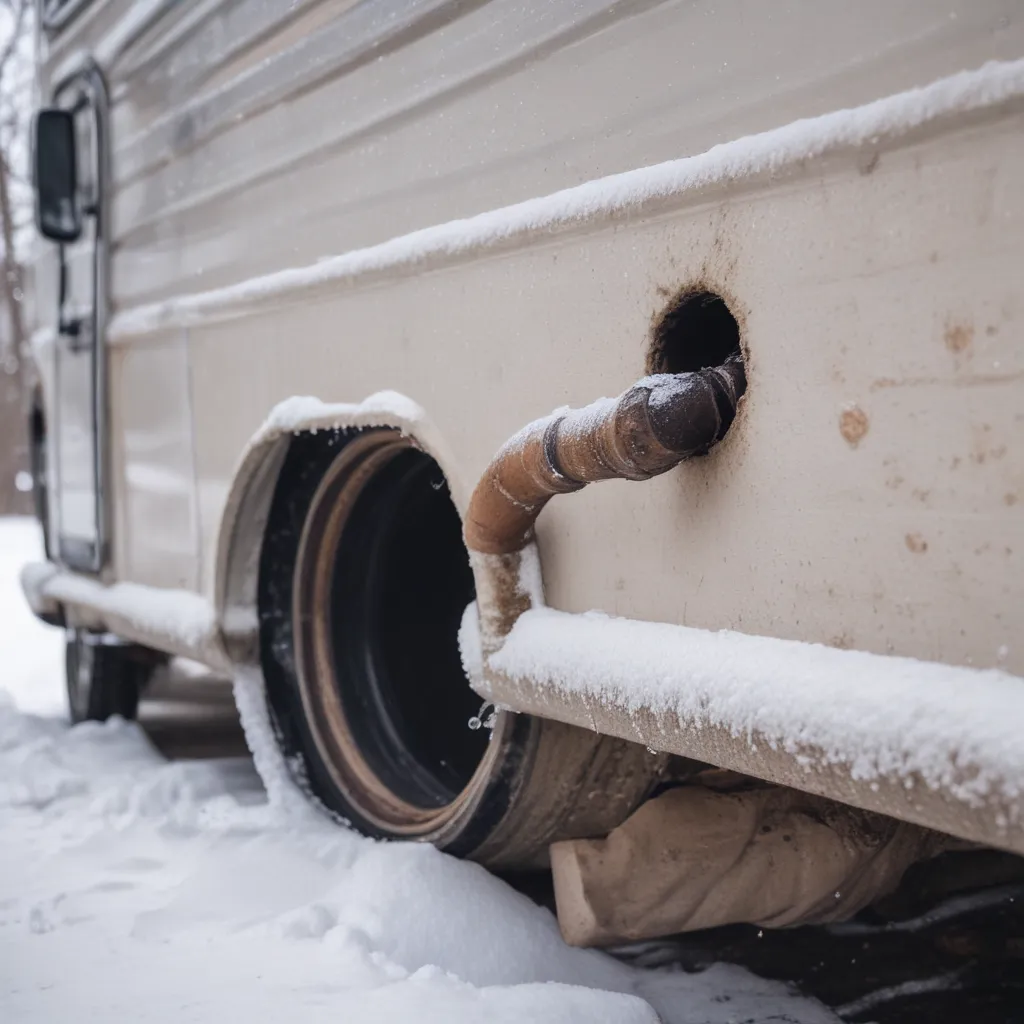 Preventing Freezing Pipes in Your RV