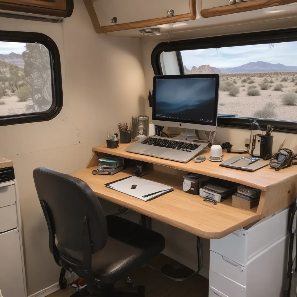 RV Office On The Go: Mobile Workstation Ideas