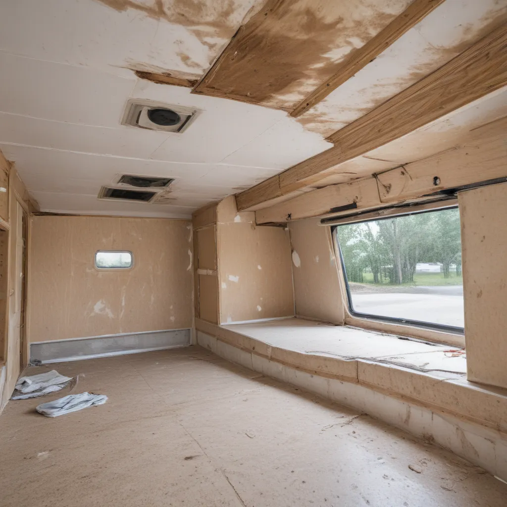 Repairing RV Water Damage and Mold Issues