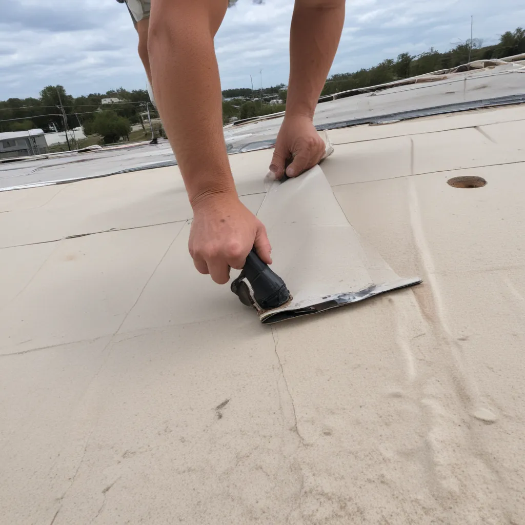 Resealing RV Roof Seams