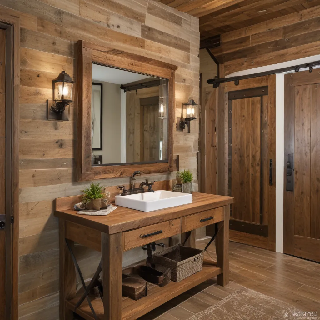 Rustic Mountain Retreat: Custom Touches with Reclaimed Wood